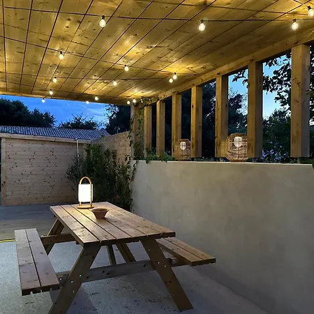 Maison En Bois Avec Piscine Proche De La Villa Lit-et-Mixe